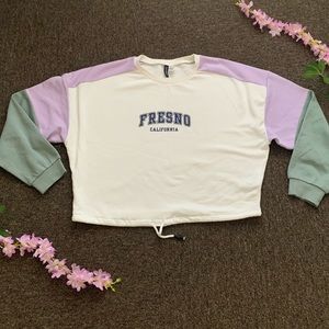 “Fresno California” Cropped Hoodie